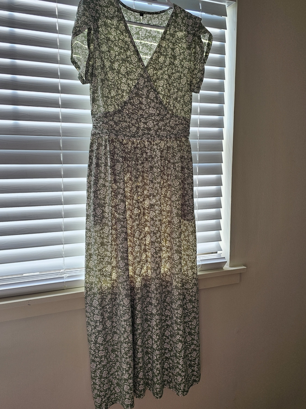 Floral Maternity Maxi Dress